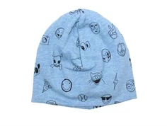 Soft Gallery Beanie babyblue melange emojii blue